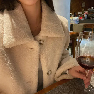 Boa quilted fur jacket