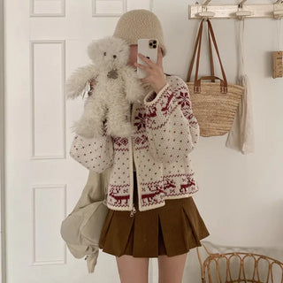 A-line mini pleated skort