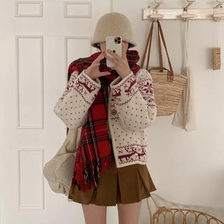 A-line mini pleated skort