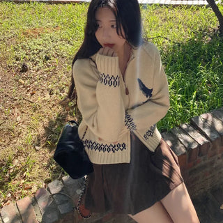 A-line mini pleated skort