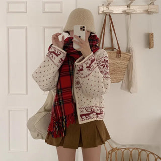 A-line mini pleated skort