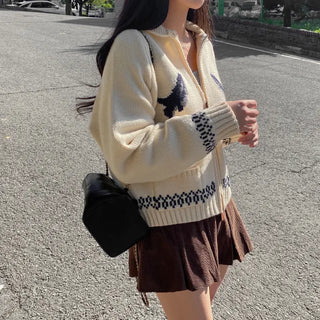 A-line mini pleated skort