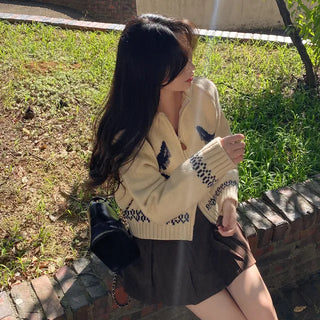 A-line mini pleated skort