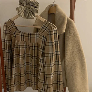 Duffle Button Fur Jacket