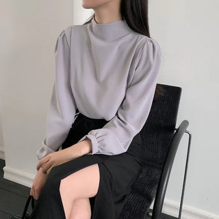 Slit long skirt