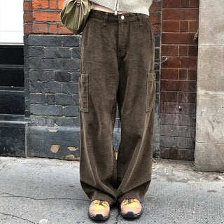 Corduroy cargo pants