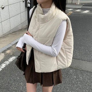 Half-neck long-sleeved T-shirt