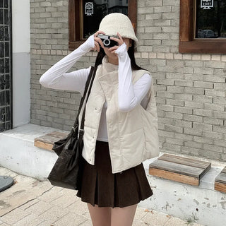 Half-neck long-sleeved T-shirt