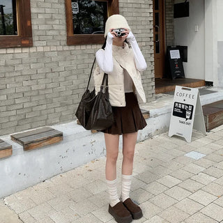 Half-neck long-sleeved T-shirt