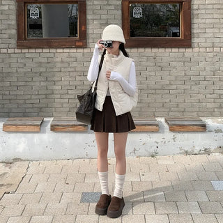 Half-neck long-sleeved T-shirt