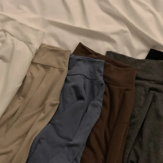 Half-neck long-sleeved T-shirt