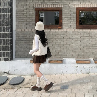 Half-neck long-sleeved T-shirt