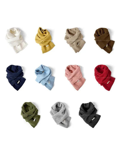 (11 colors) Soft wool knit long scarf