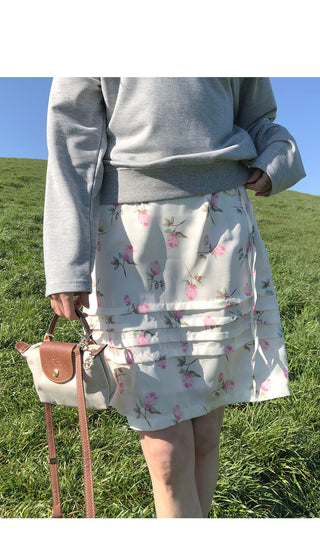 Flower string skirt