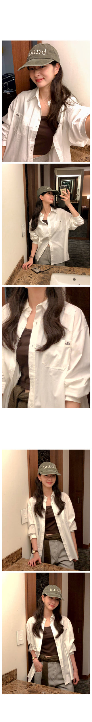 Washed cotton shirt
