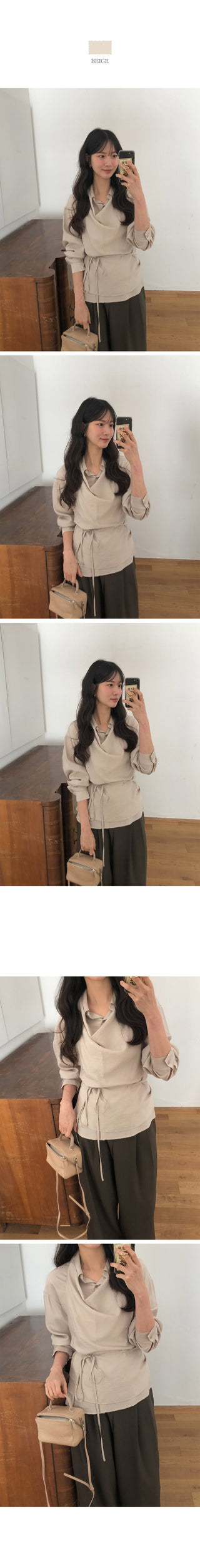 (3 colors) Sheer shirt