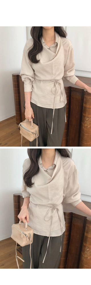 (3 colors) Sheer shirt