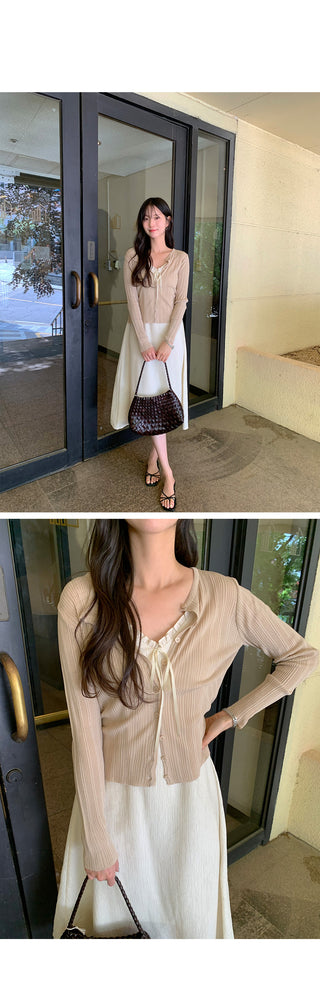 [6 colors] Cardigan