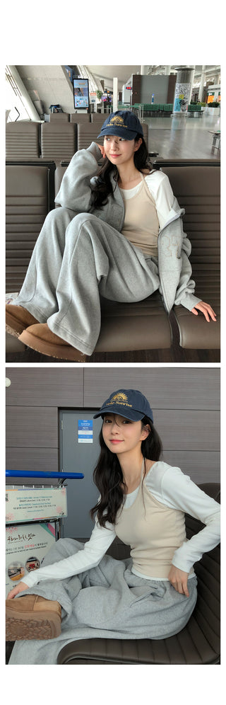 (4 colors) Round neck T-shirt