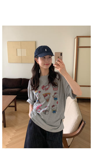 Hello Kitty oversized short-sleeved T-shirt