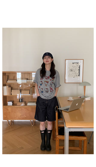 Hello Kitty oversized short-sleeved T-shirt
