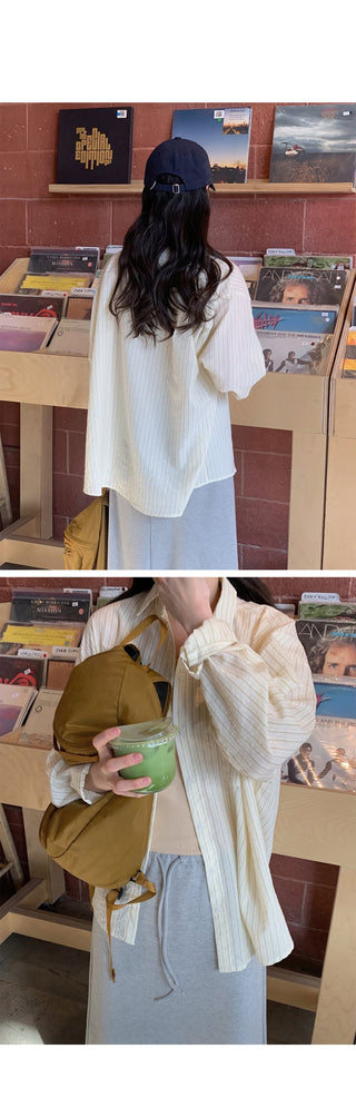 (3 colors) Striped shirt