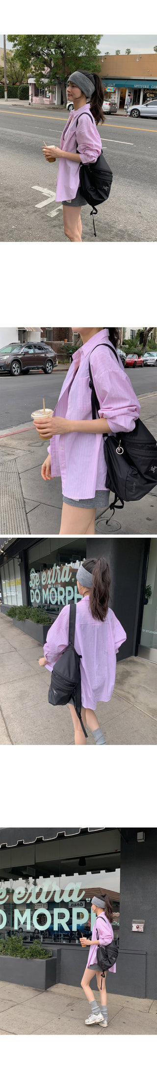 (3 colors) Striped shirt
