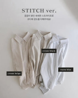 Natural Fit Striped Border Shirt