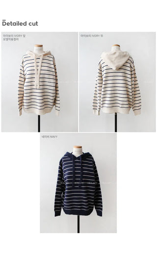 Striped Hooded Knit