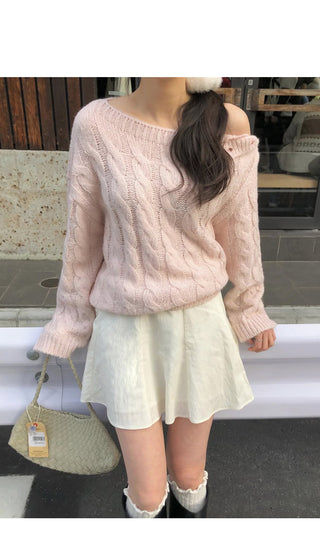 (2 colors) Flared midi skirt