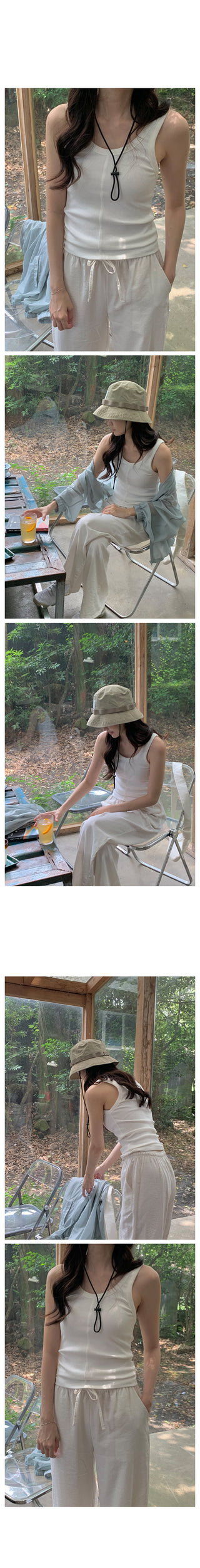 Slit Point Sleeveless