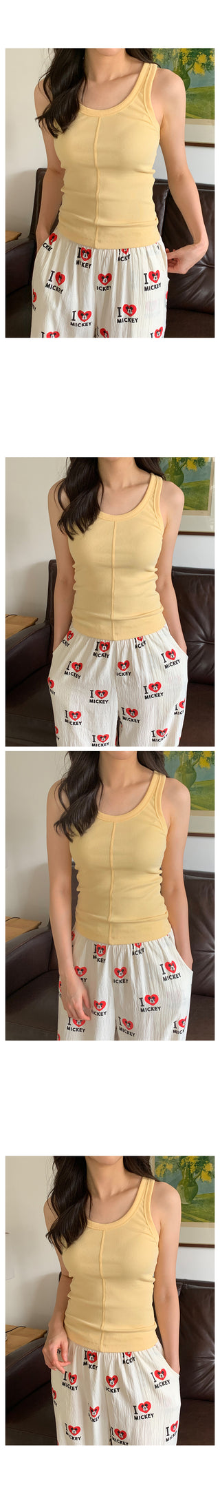 Slit Point Sleeveless