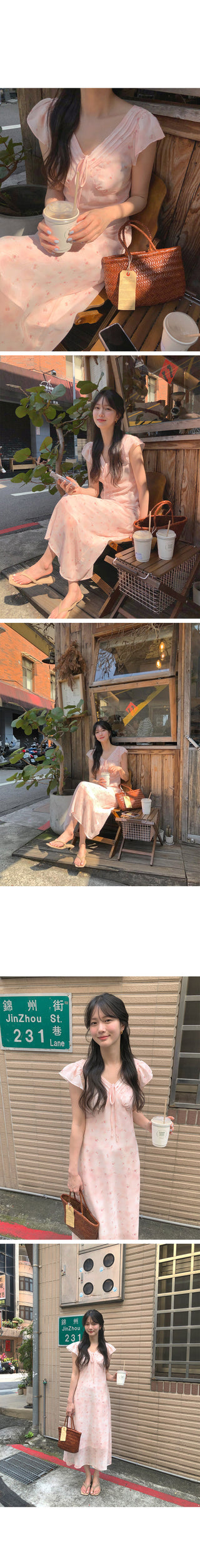 (2 colors) Chiffon Long Dress