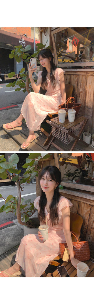 (2 colors) Chiffon Long Dress