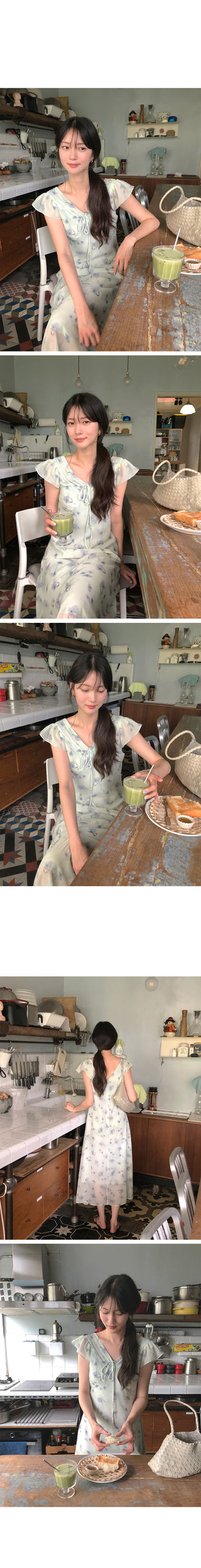 (2 colors) Chiffon Long Dress