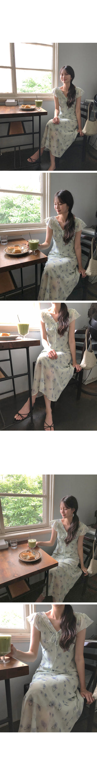 (2 colors) Chiffon Long Dress