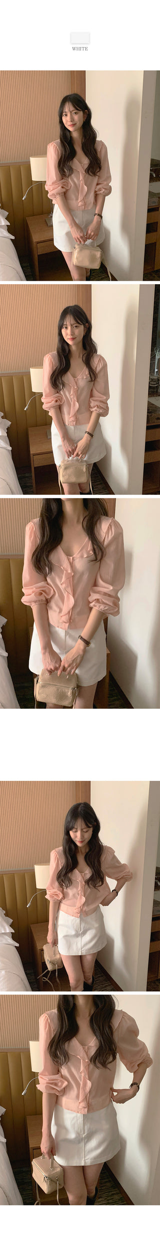 Cotton mini skirt