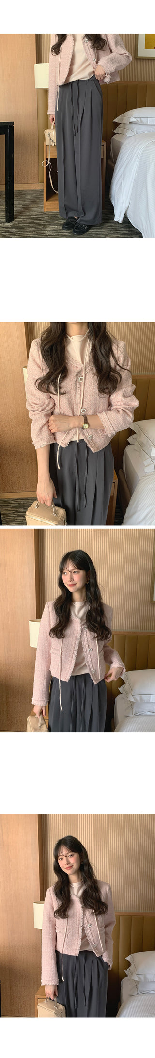 (4 colors) Strap Half-Neck Knit