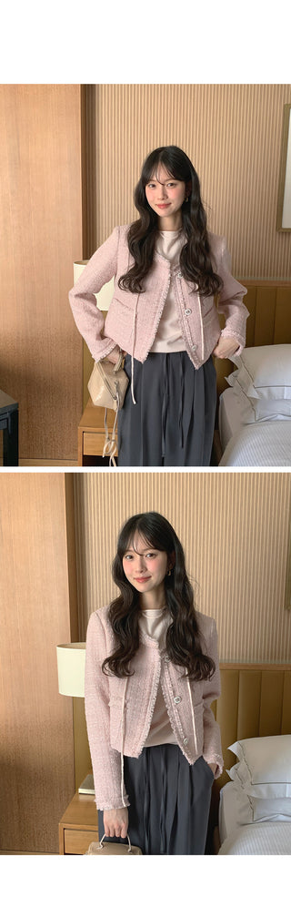(4 colors) Strap Half-Neck Knit
