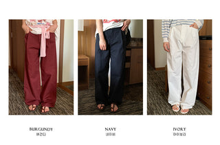 [7 colors] Wide Chino Pants