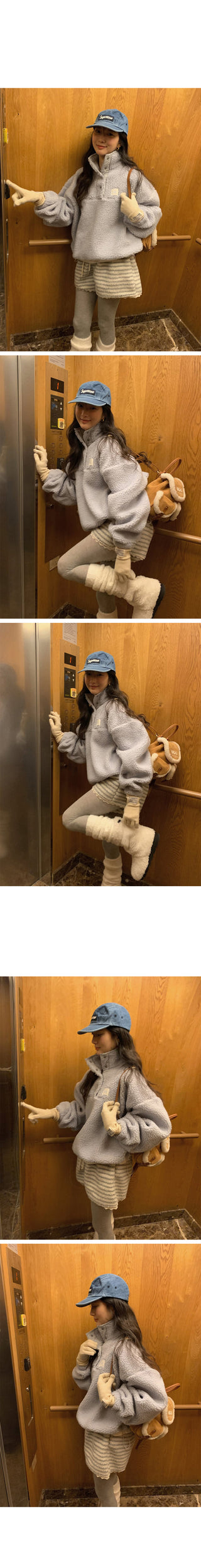 (2 colors) Boa Fleece Jacket