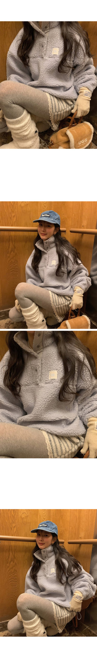 (2 colors) Boa Fleece Jacket