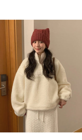 (2 colors) Boa Fleece Jacket