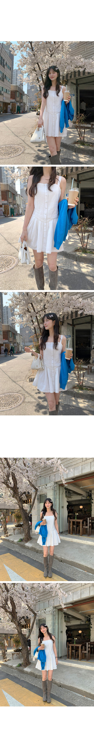 Deep pleated bustier dress