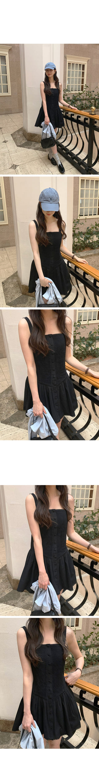 Deep pleated bustier dress