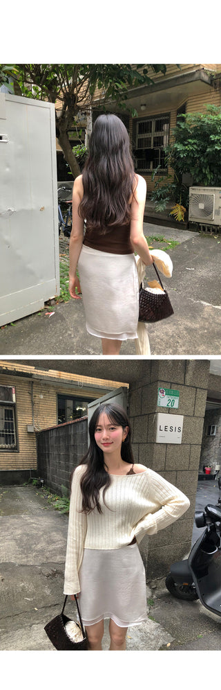 [5 colors] Lace Sleeveless