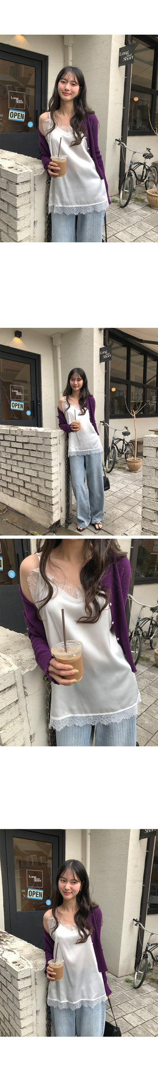 (4 colors) Frill Cardigan