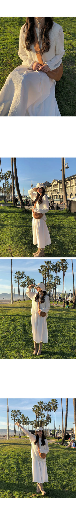 (3 colors) Boat Neck Oversized Knit