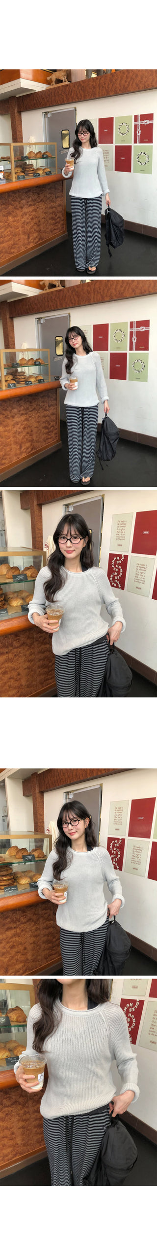 (3 colors) Boat Neck Oversized Knit