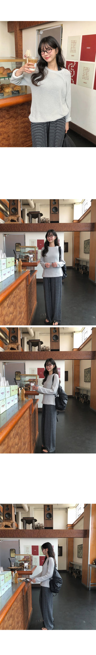 (3 colors) Boat Neck Oversized Knit